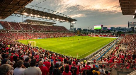 Full stadium of Toronto FC