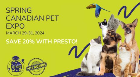 Canadian Pet Expo PRESTO Perk poster