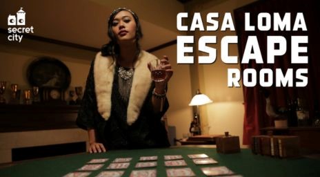 Casa Loma escape room poster